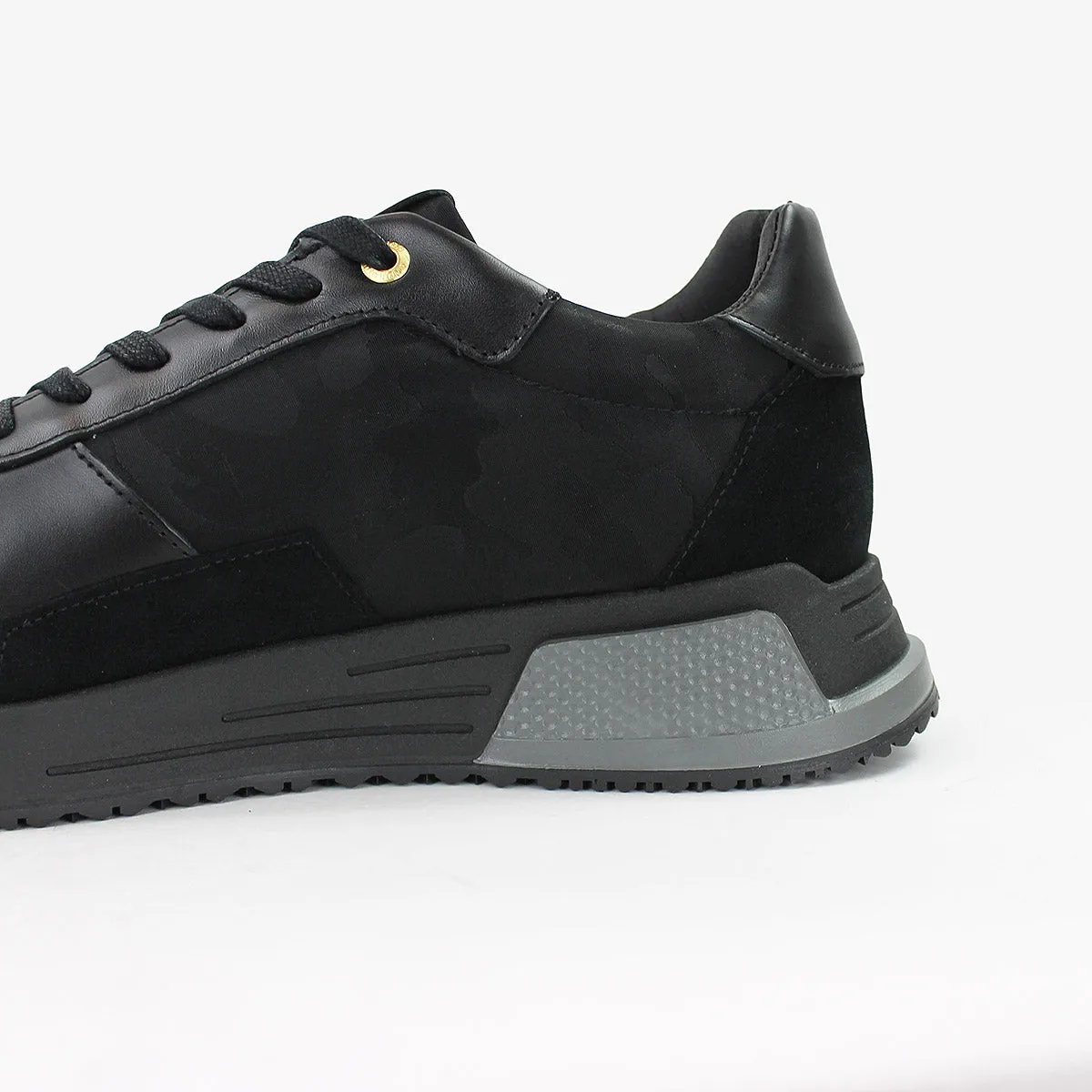 Android Homme - El Matador Monochromatic Camo Trainers In Black