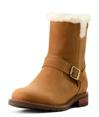 Ariat Ladies Savannah Sherpa Camel Tan Waterproof Boot-10053768