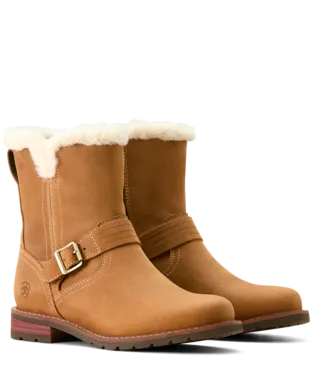 Ariat Ladies Savannah Sherpa Camel Tan Waterproof Boot-10053768