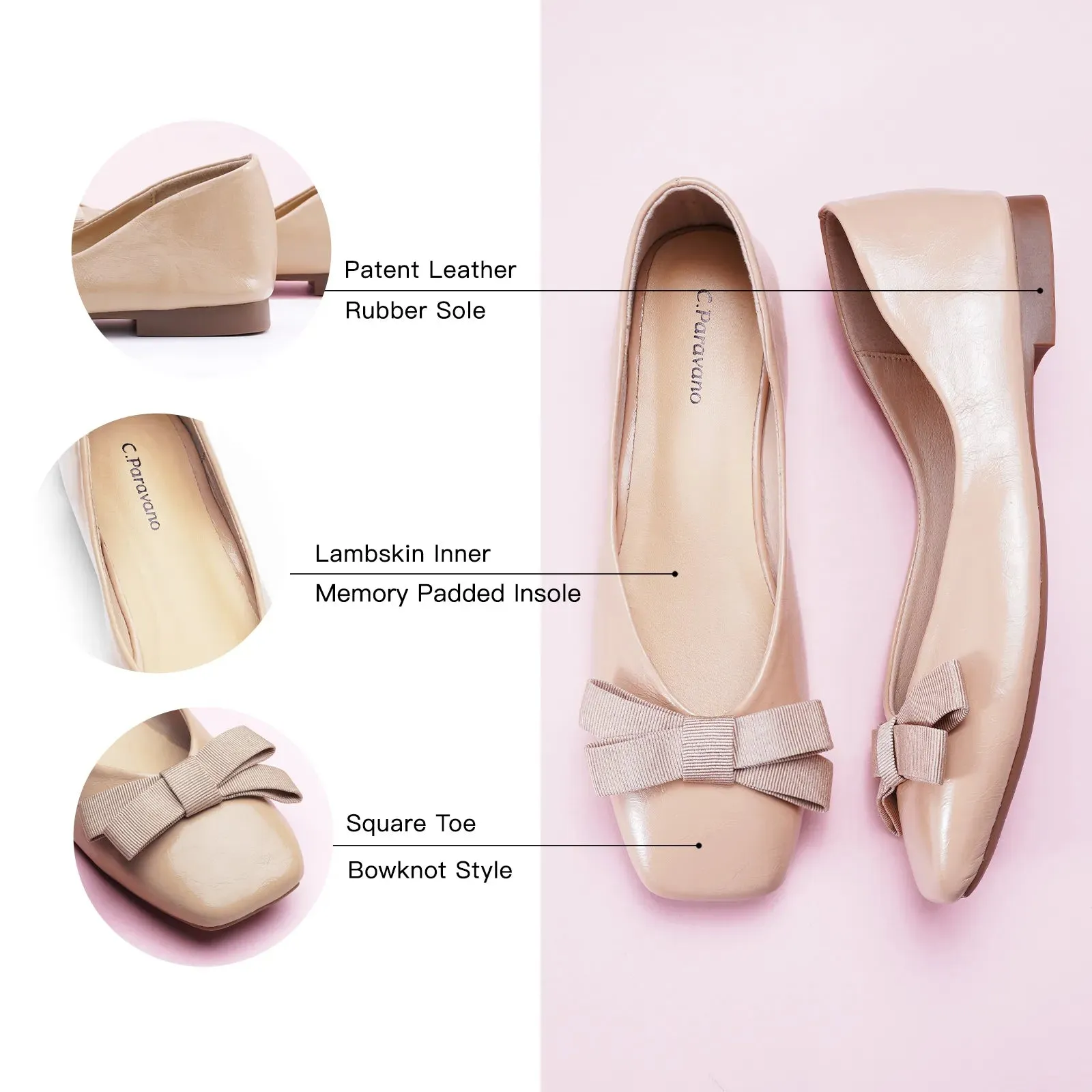 Bowknot Ballerina Flats (Eva)