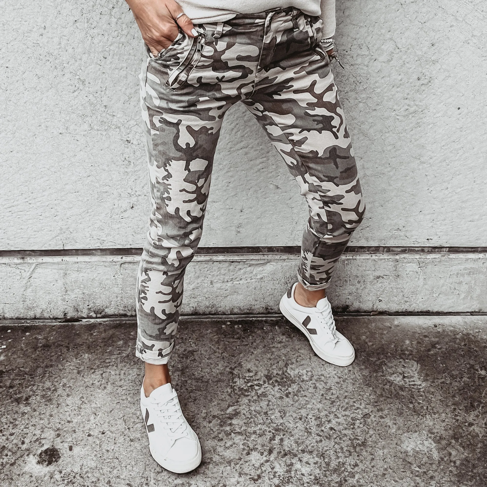 Camo jeans