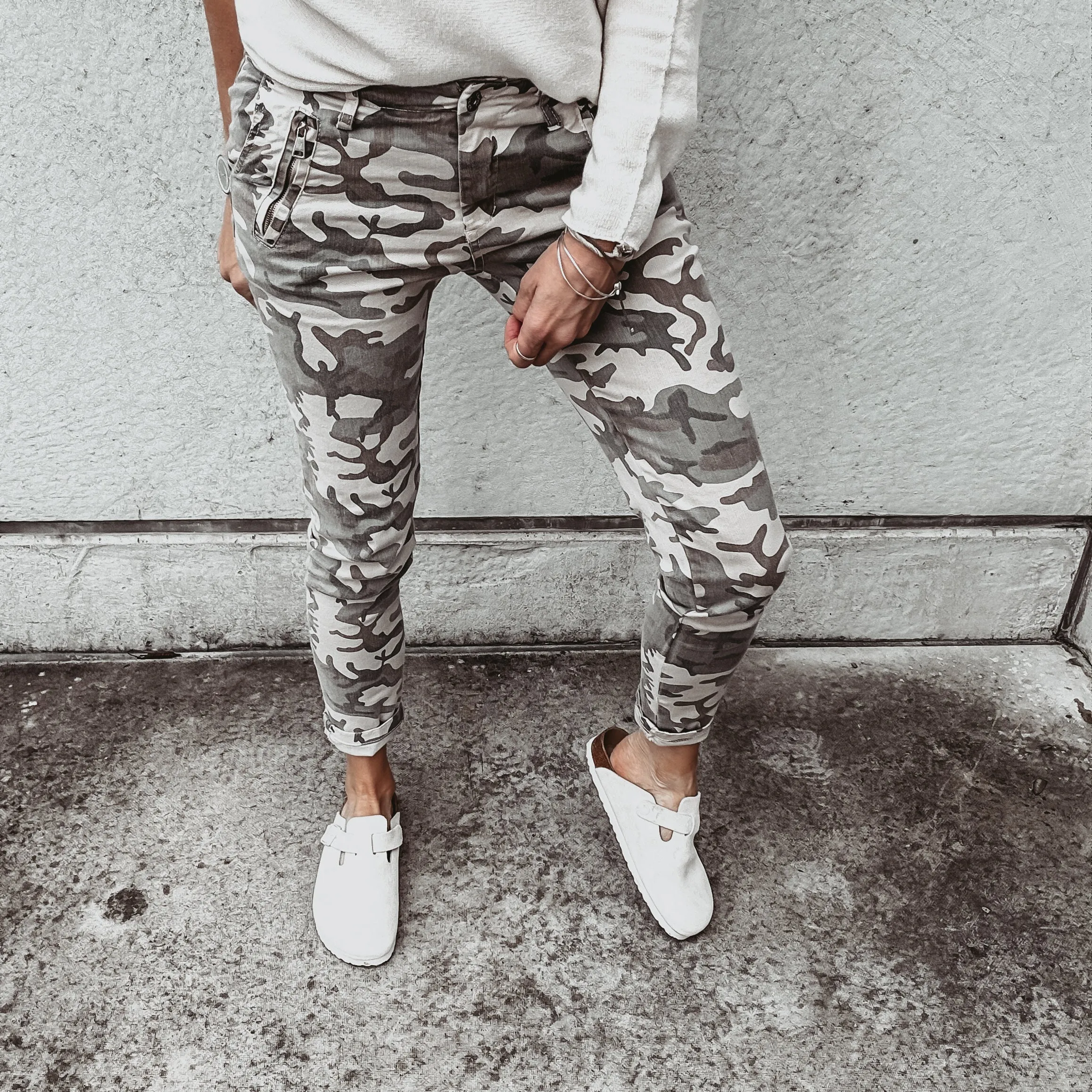 Camo jeans