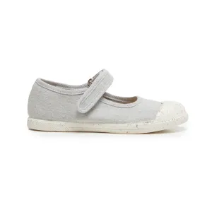 ECO-friendly Canvas Mary Jane Sneakers in Grey