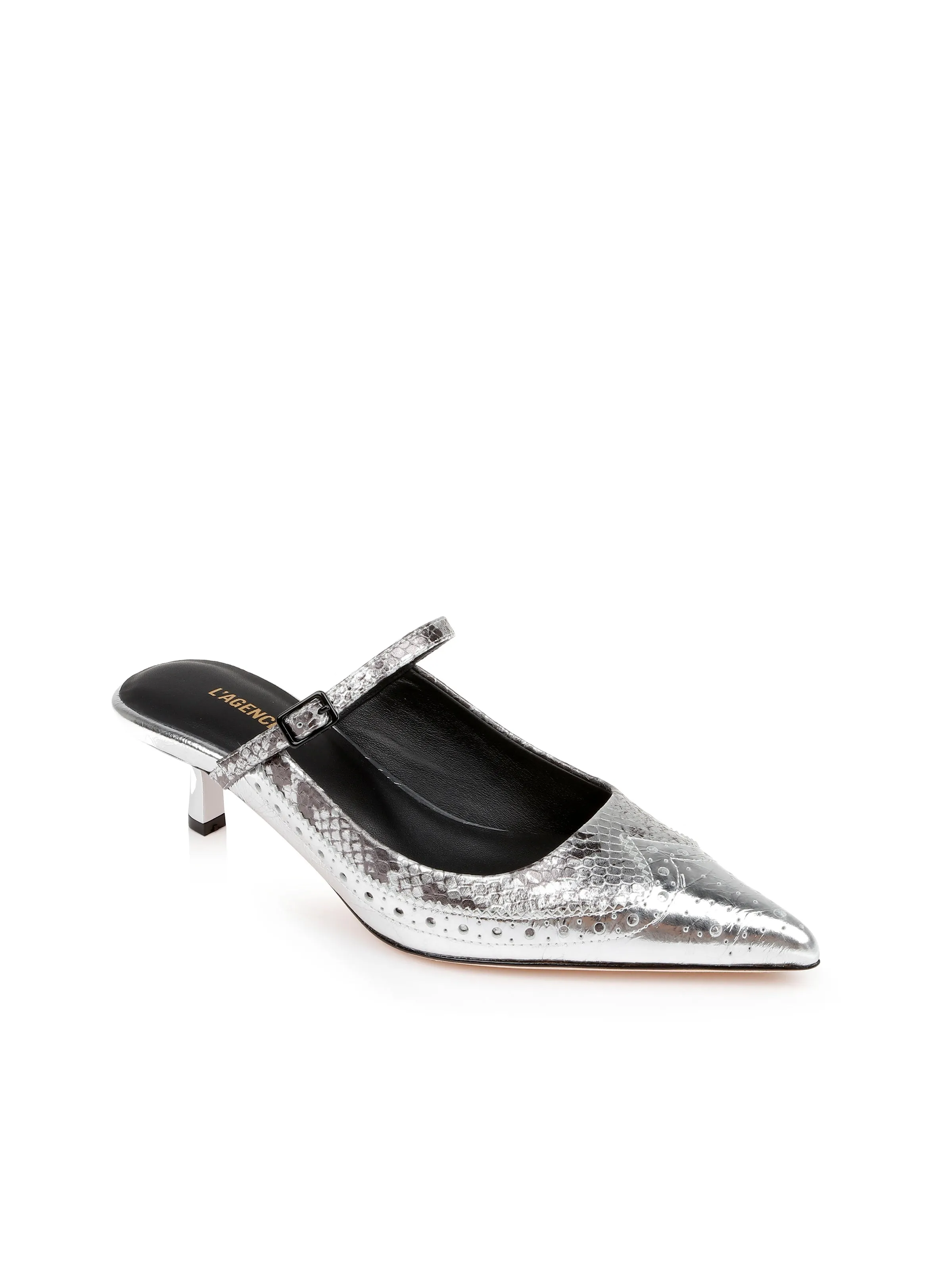 Elle Patent Leather Mule