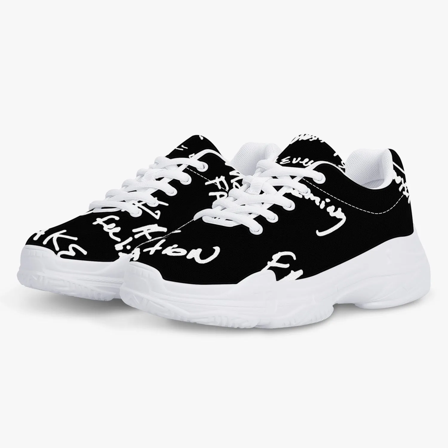 FAKEMADE Business Meeting Notation Chunky Trend Sneakers