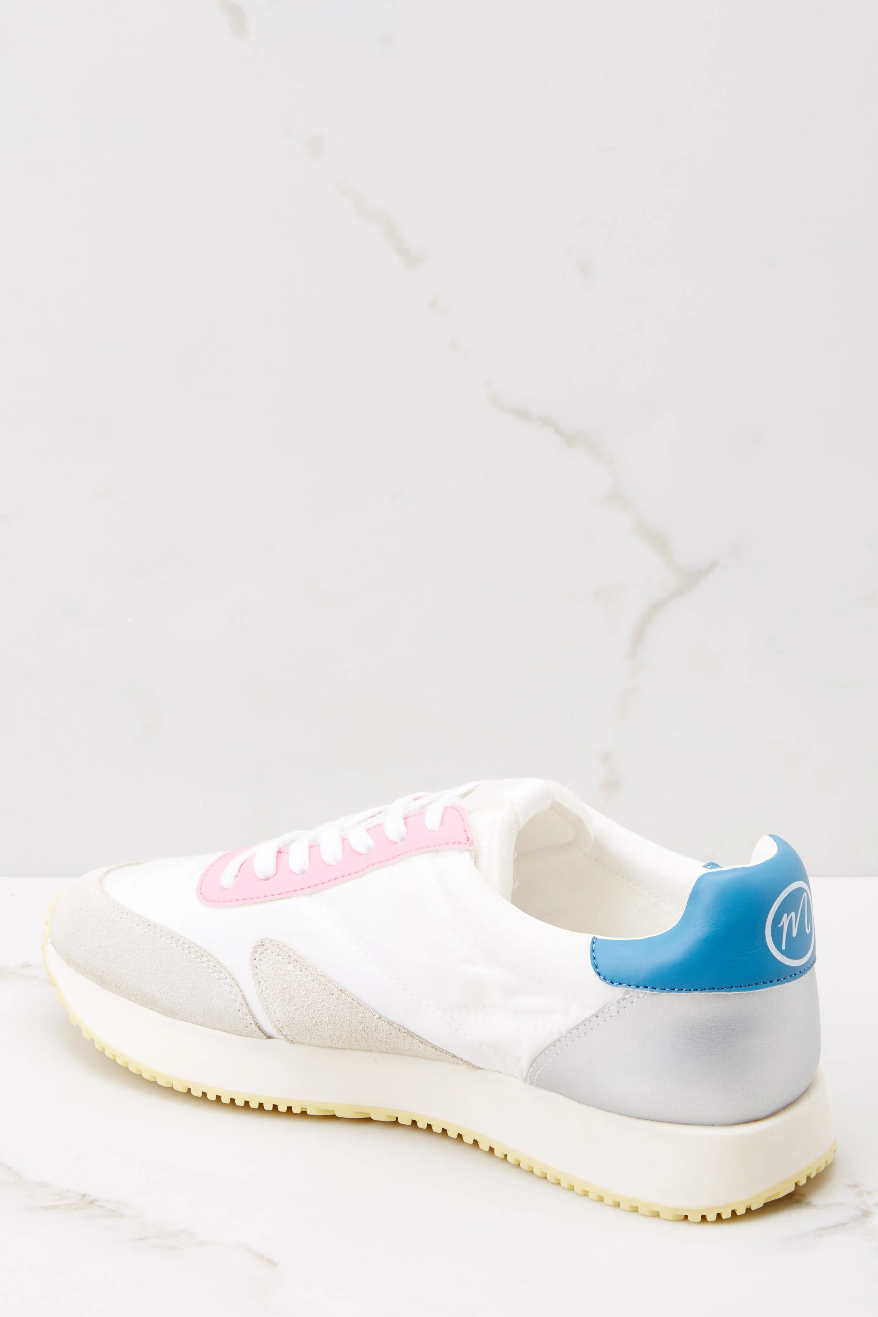 Farrah White Low Top Trainer