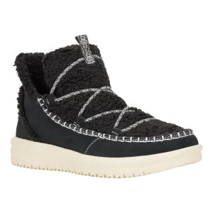 Hey Dude Camden Suede Cozy Black