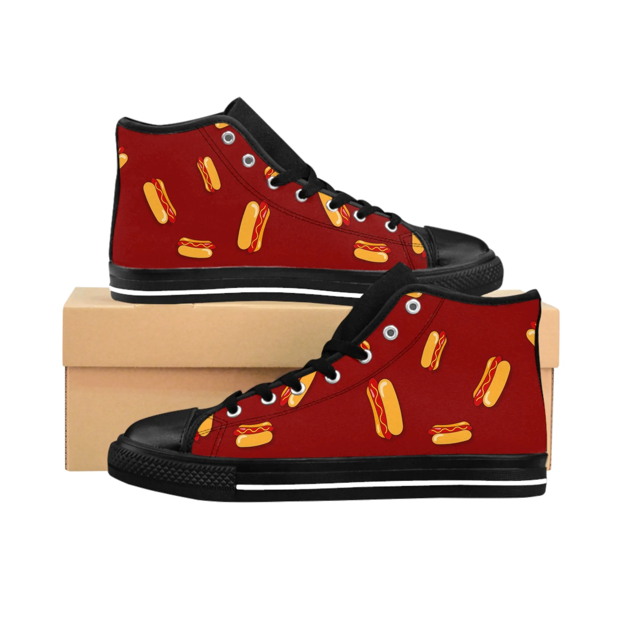 Hot Dog Men's Classic Sneakers