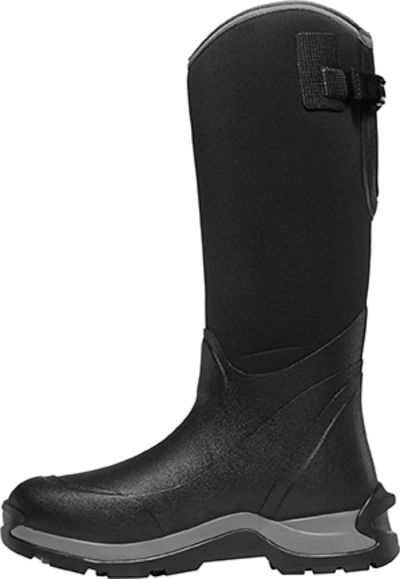 Lacrosse Alpha Thermal Mens Black Rubber 16in Fleece Snow Boots