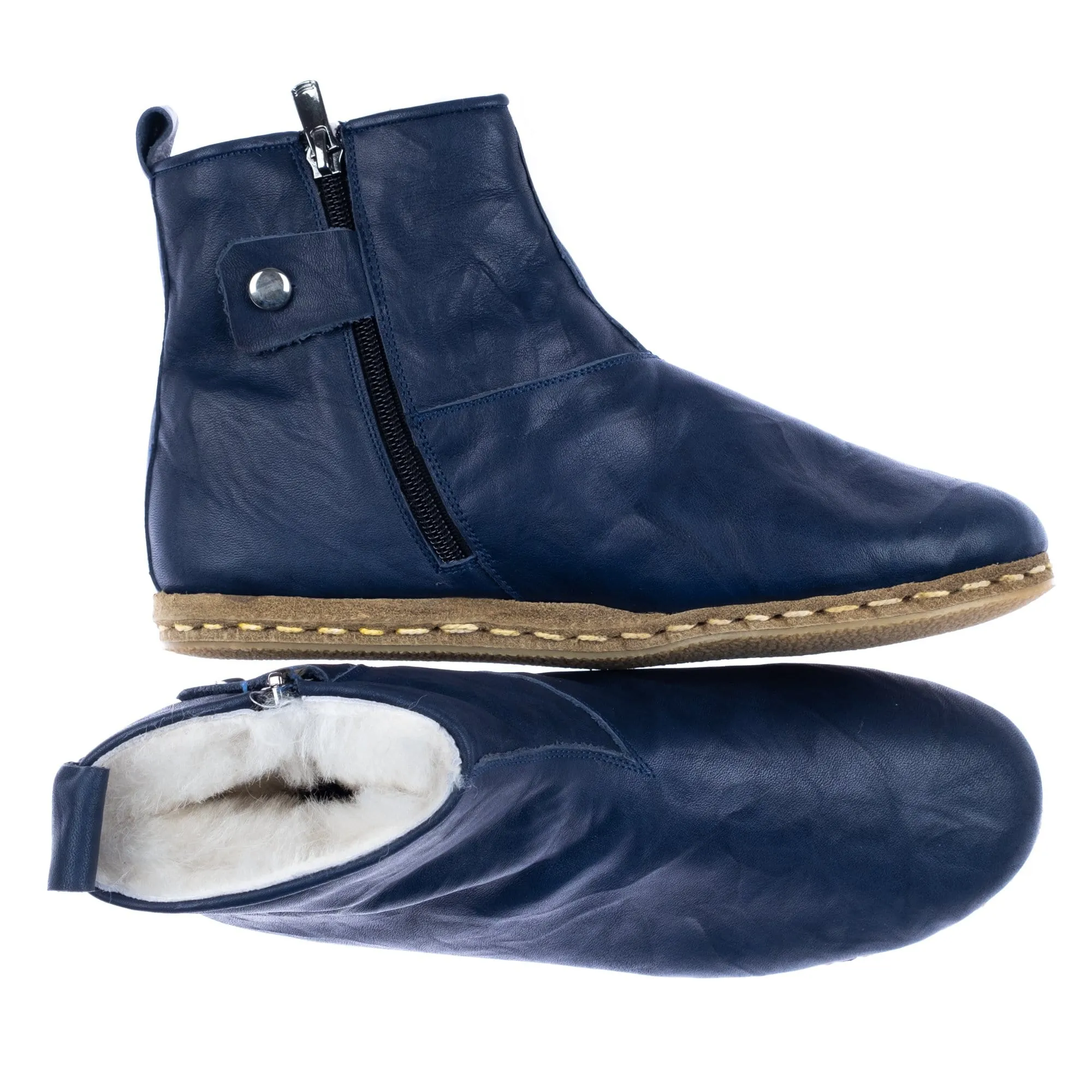 Men's Navy Boots