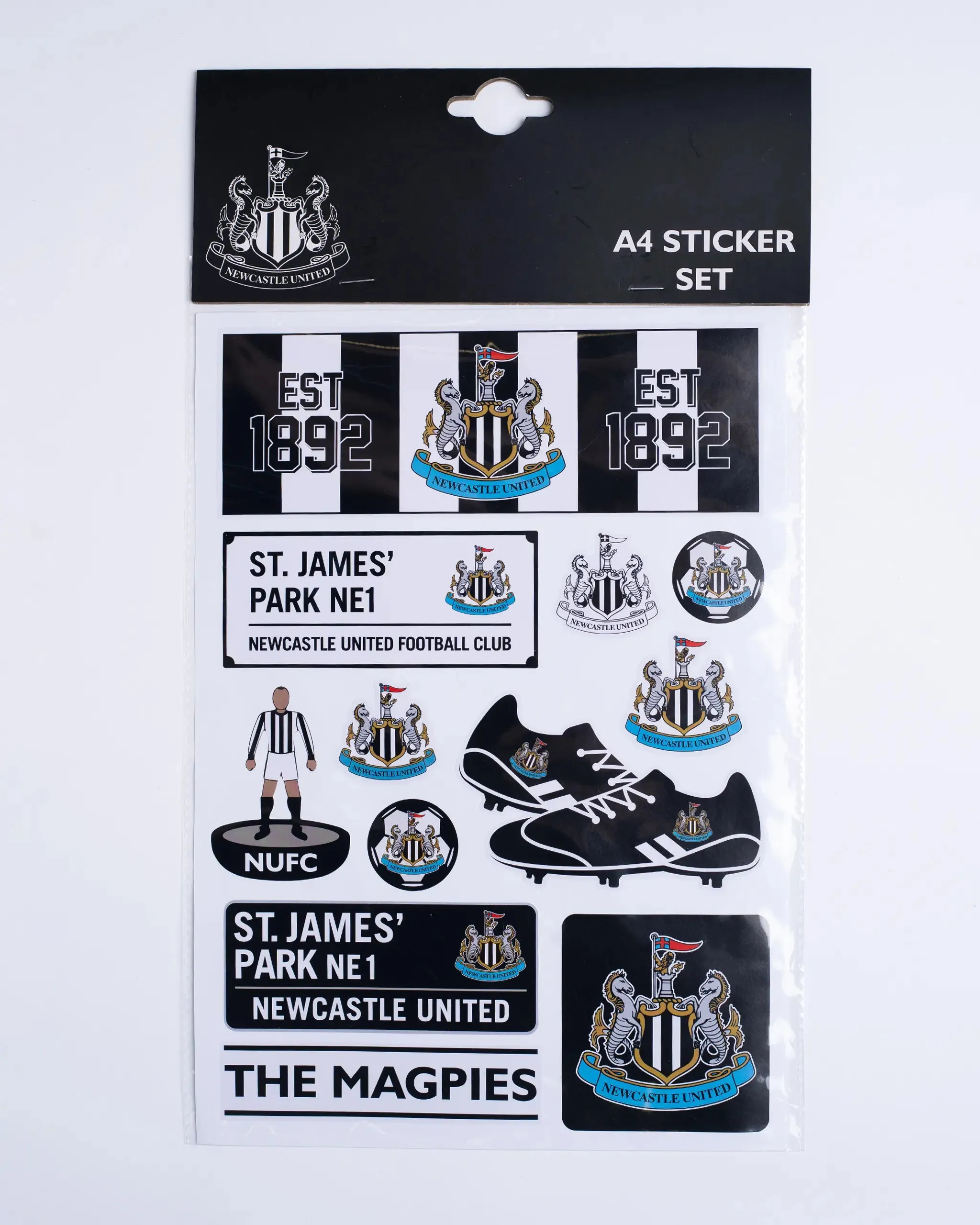 Newcastle United Sticker Set (A4)