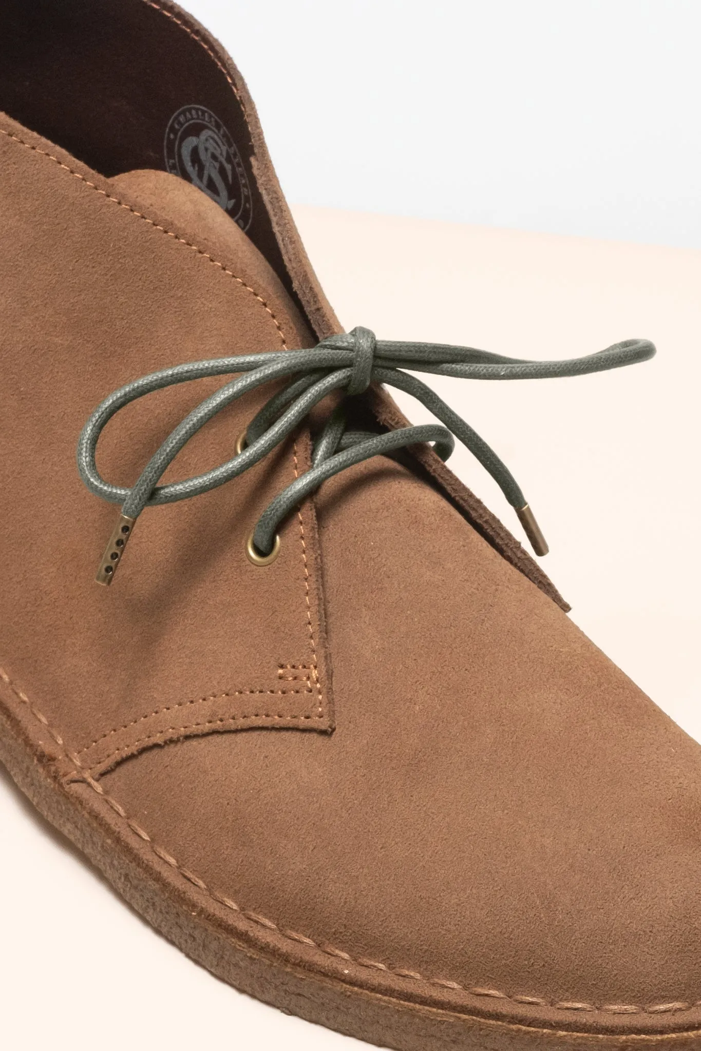 Olive Green | 4 mm Round Waxed Shoelaces