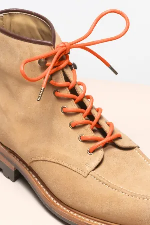 Orange | 4 mm Round Waxed Shoelaces