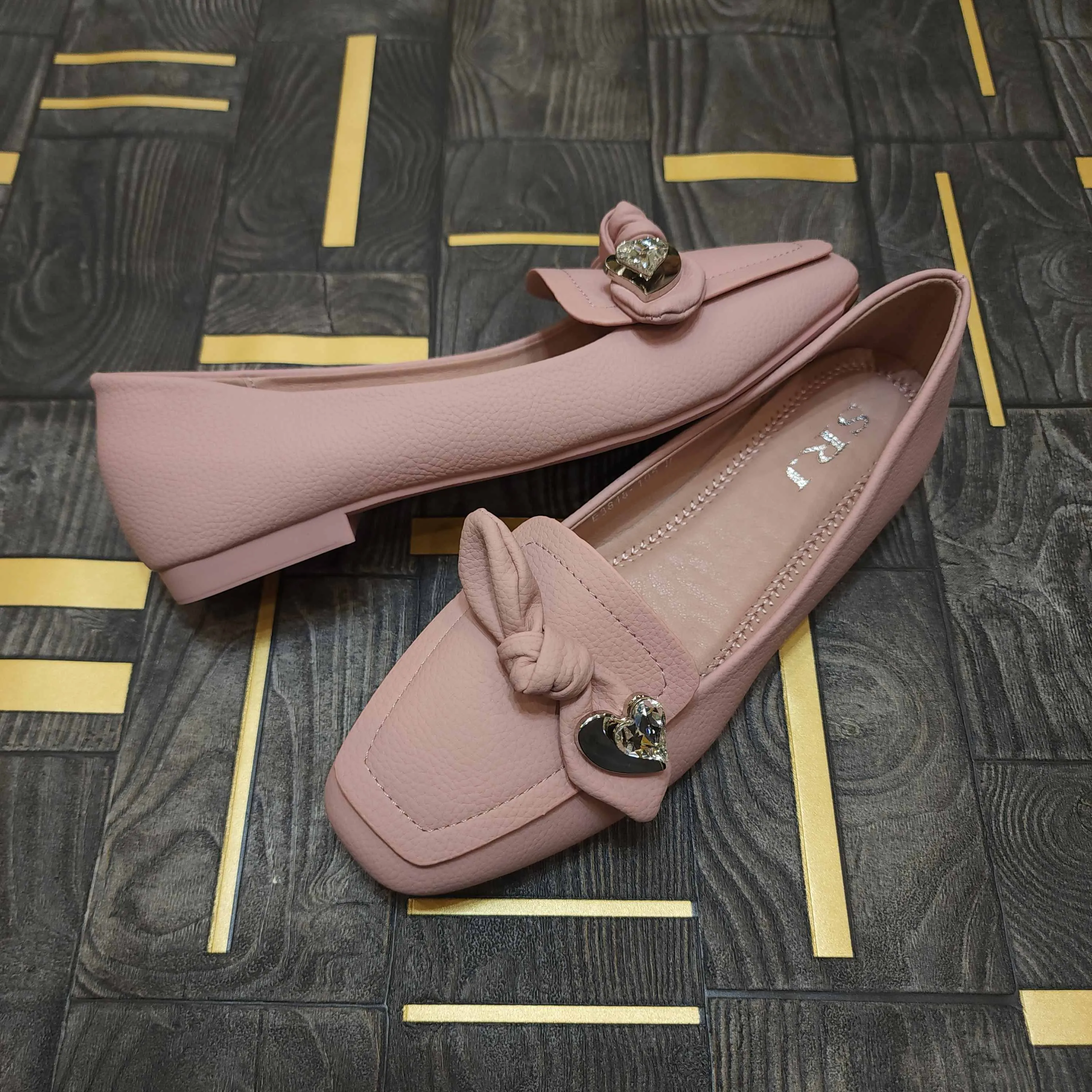 Pink Bow Pump Shoes