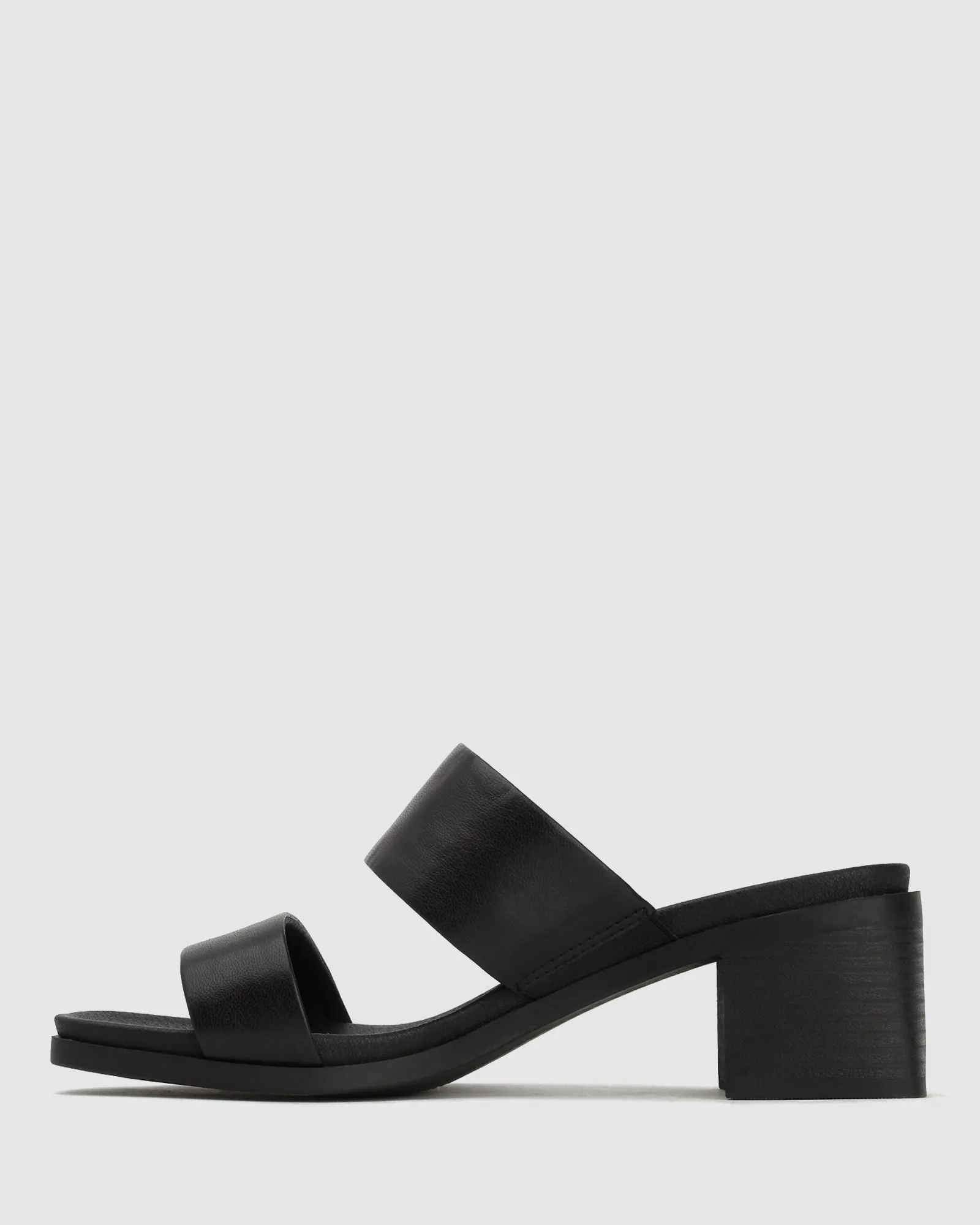 PIPPA Vegan Block Heel Mules