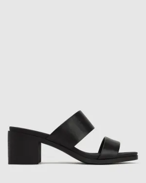 PIPPA Vegan Block Heel Mules