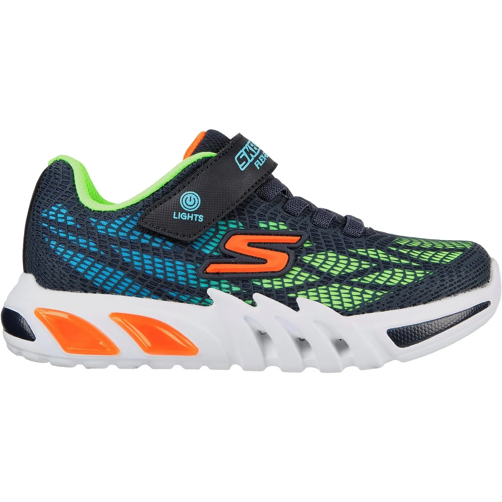 Skechers 400137L Flex Glow Elite Vorlo NVMT Navy Metallic