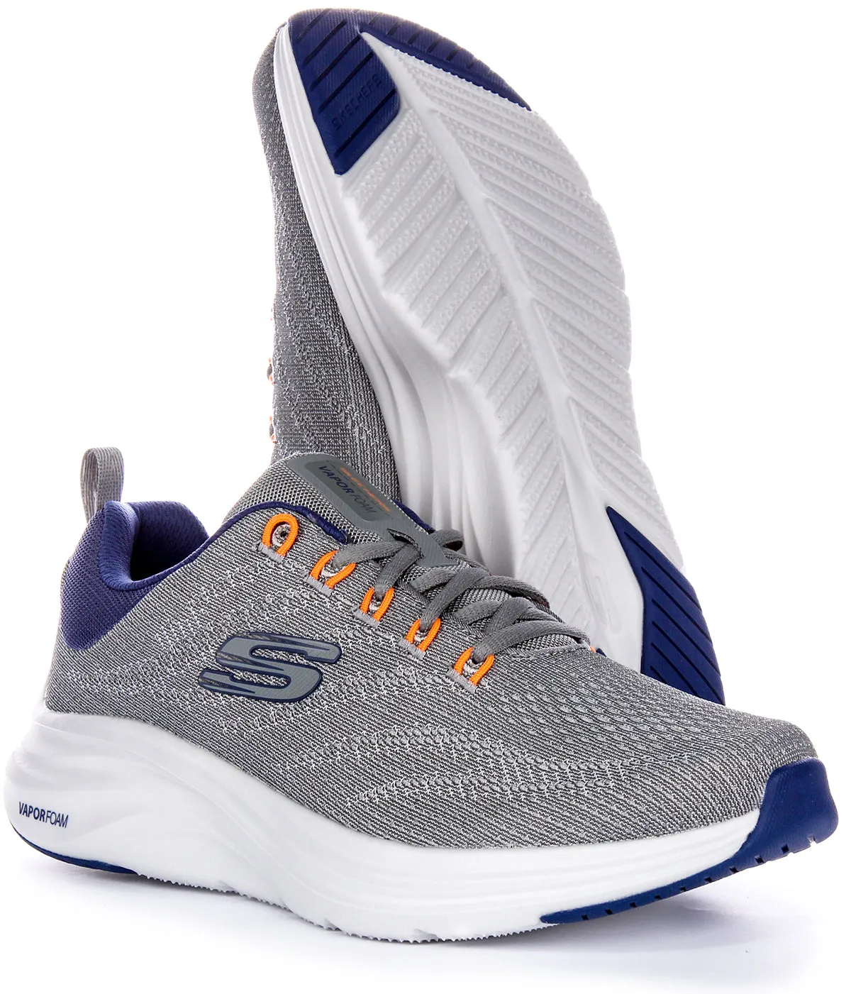 Skechers Vapor Foam In Grey Navy For Men